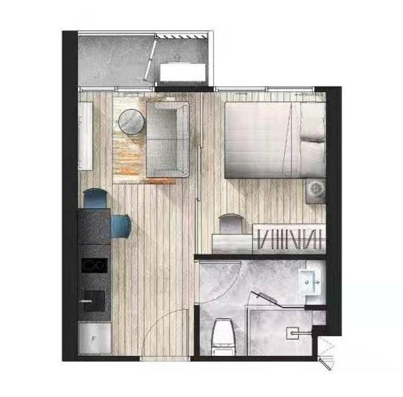 D2 Residences Huahin 华欣市中心近海滩近商场酒店式公寓可加床有连通房型 Exterior foto